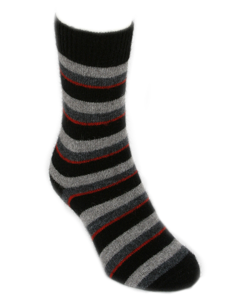 Merino Possum Accent Stripe Sock image 0